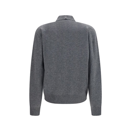 Gray Polyamide Sweatshirt