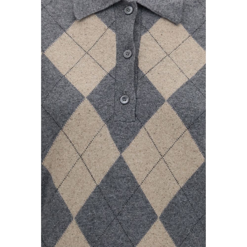 Gray Polyamide Sweatshirt
