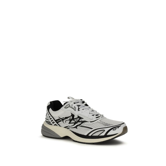 White Calf Leather Bos Taurus Athletic Sneakers