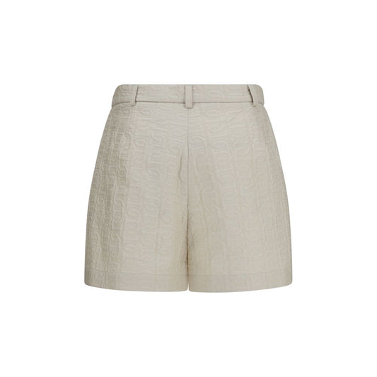 Beige Polyamide Bermuda Shorts