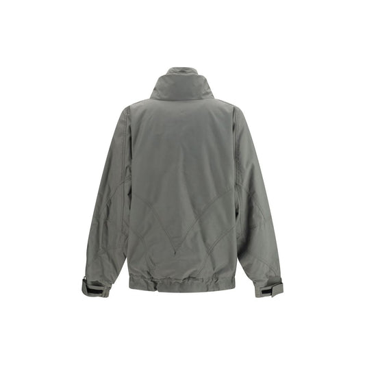 Gray Cotton Bomber