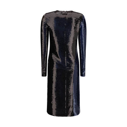 Blue Polyamide Cocktail Dress