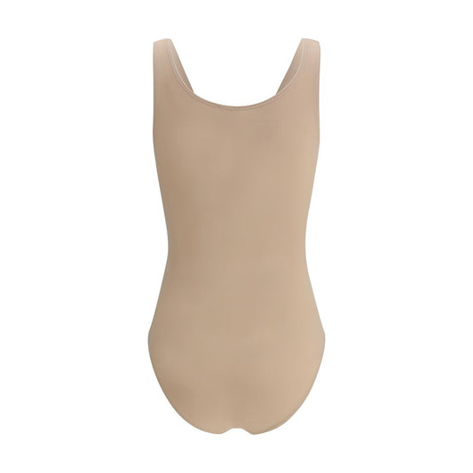 Beige Polyamide Bodysuit