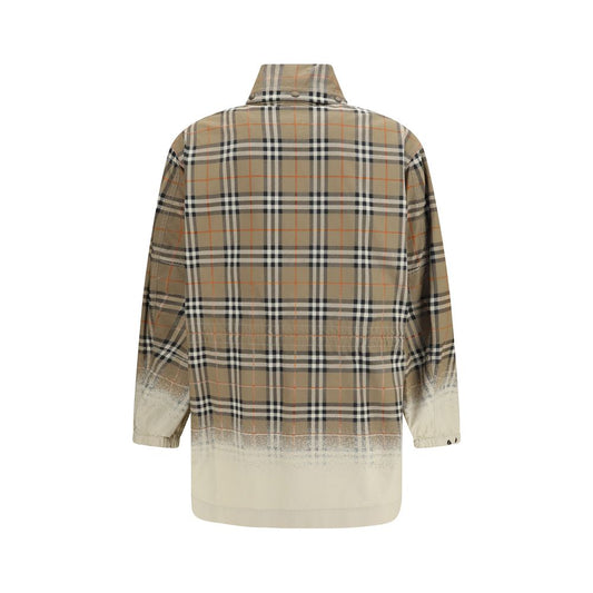 Beige Cotton Parka