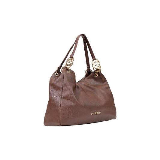 Brown Polyethylene Handbag