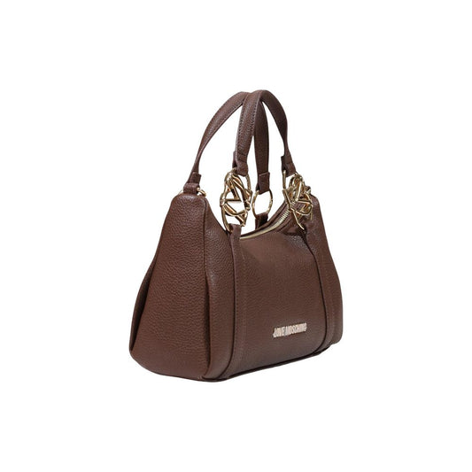 Brown Polyethylene Handbag