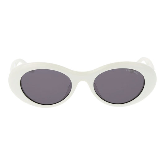 White Acetate Sunglasses