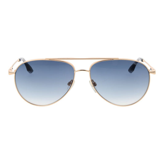 Gold Stainless Steel Sunglasses