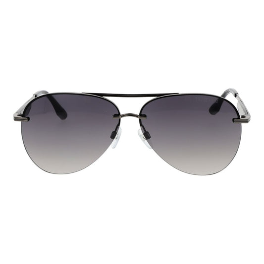 Gray Metal Sunglasses