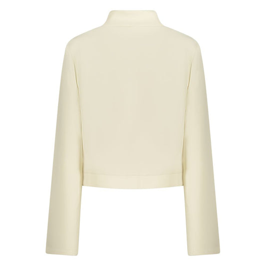 Bianco Polyester Donna Sweatshirt