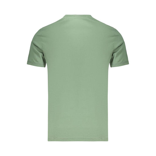 Green Cotton Men's T-Shirt