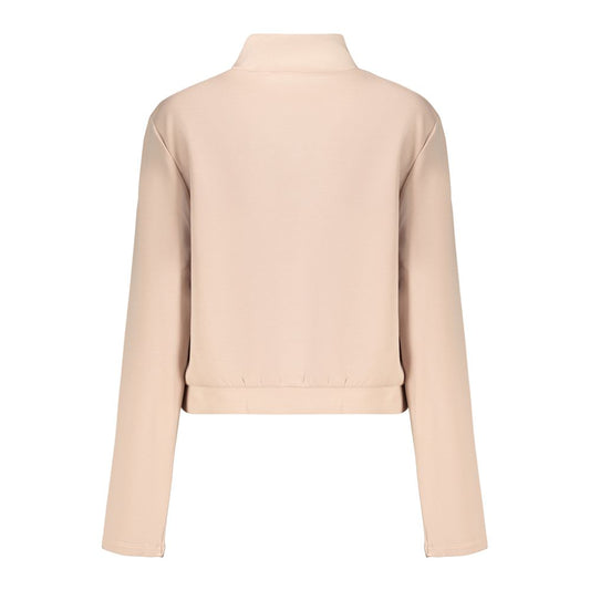 Pink Polyester Women's Sweatshirt