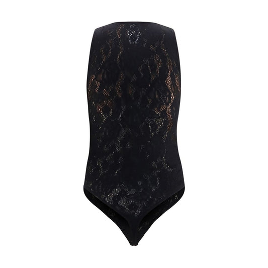 Black Polyamide Bodysuit