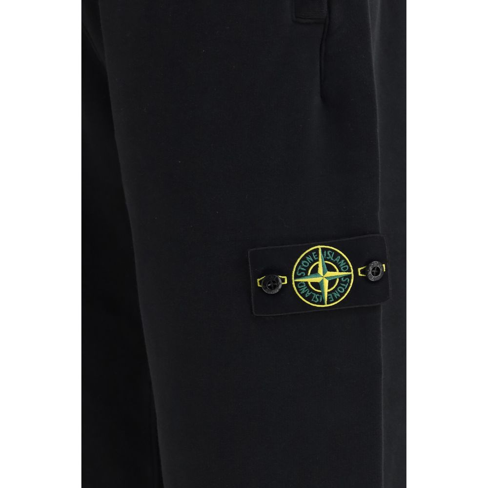 Black Cotton Joggers (Workout Pants)
