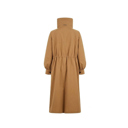 Brown Polyester Coat