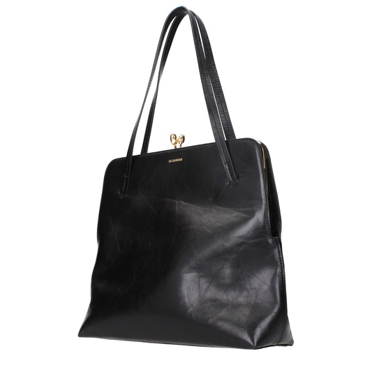 Black Leather Shoulder Bag