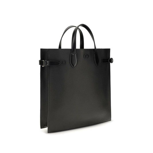 Black Calf Leather Bos Taurus Shoulder Bag