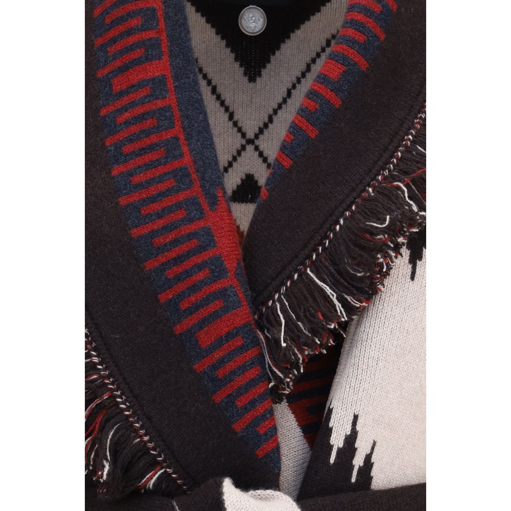 Multicolor Cashmere Cardigan
