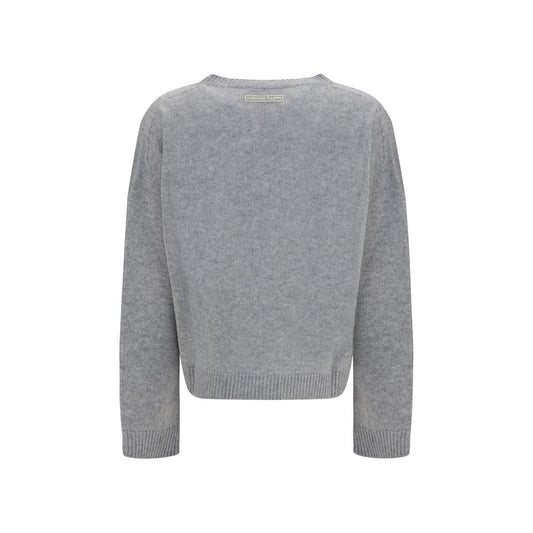 Gray Cashmere Sweatshirt