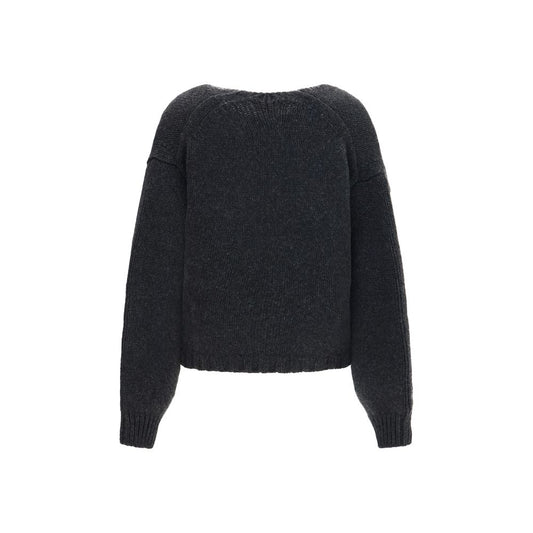 Gray Cashmere Cardigan