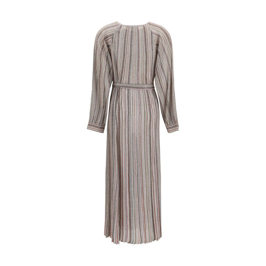 Multicolor Viscose Cocktail Dress
