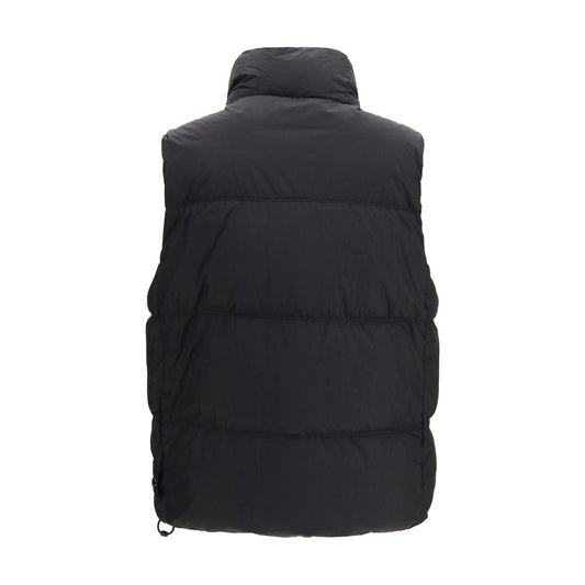 Black Goose Down Sleeveless Jacket