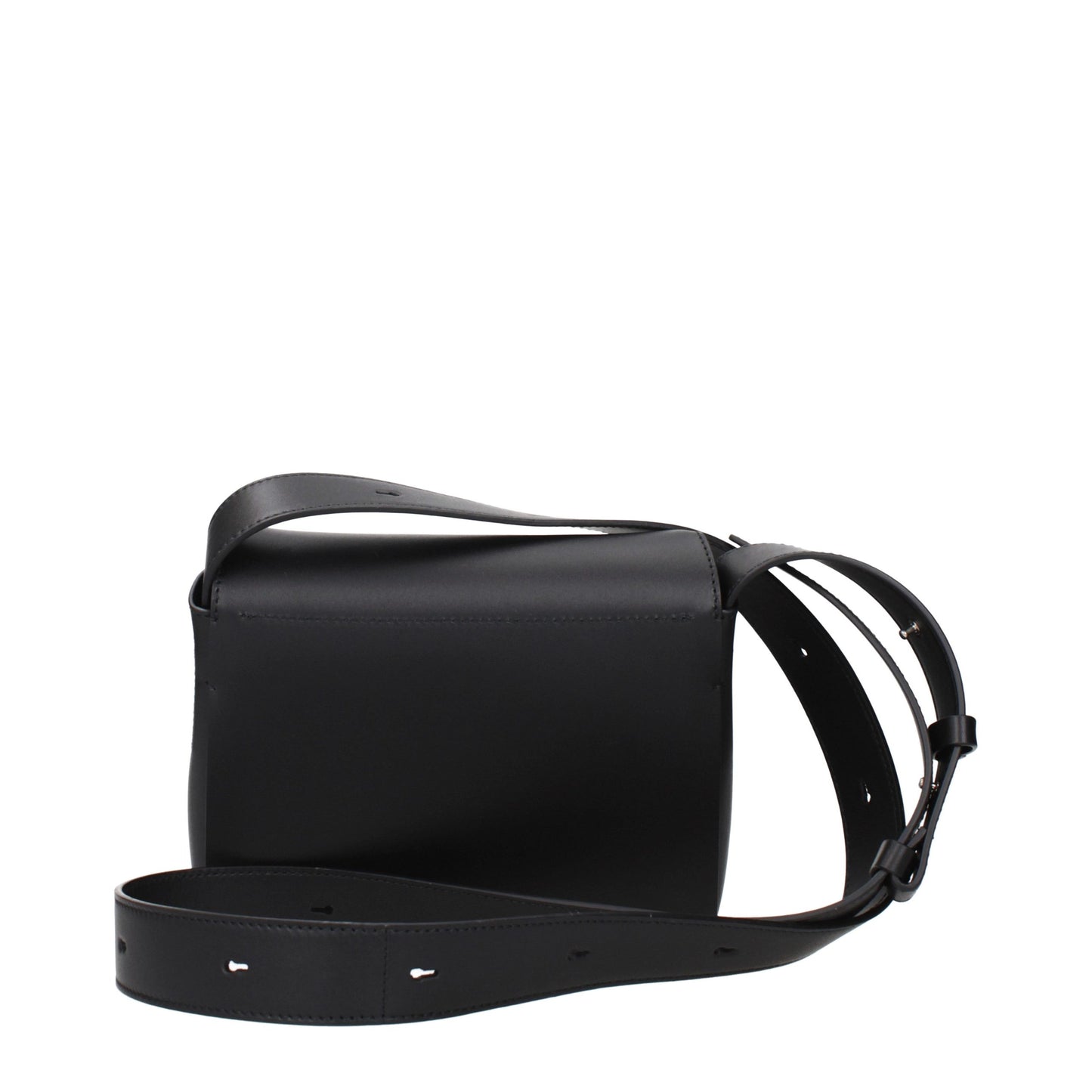 Black Leather Crossbody Bag