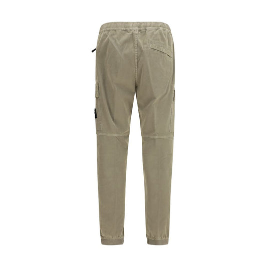 Bicolor Cotton Cargo Pants