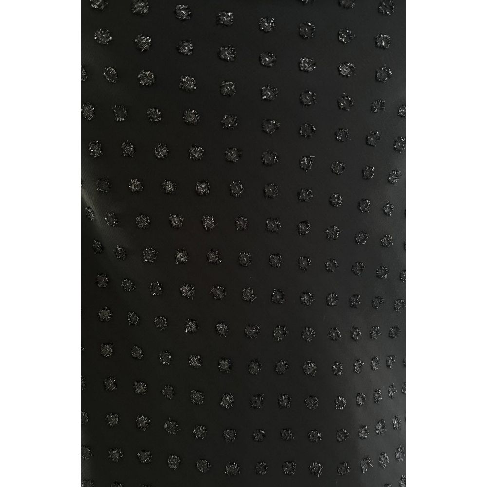 Black Polyester Women Tank