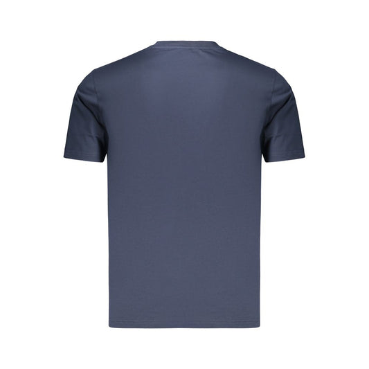 Blue Cotton Men's T-Shirt