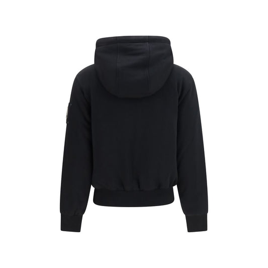 Black Cotton Sweatshirt