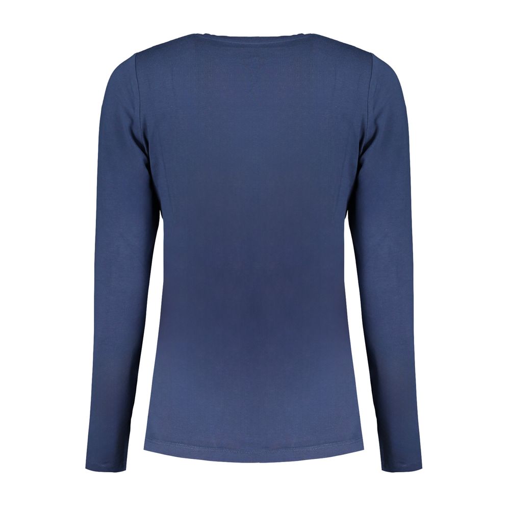 Blue Cotton Women's T-Shirt