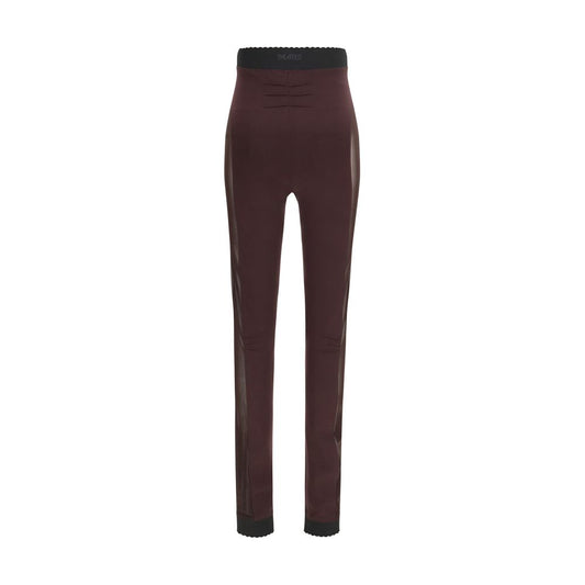 Purple Viscose Leggings