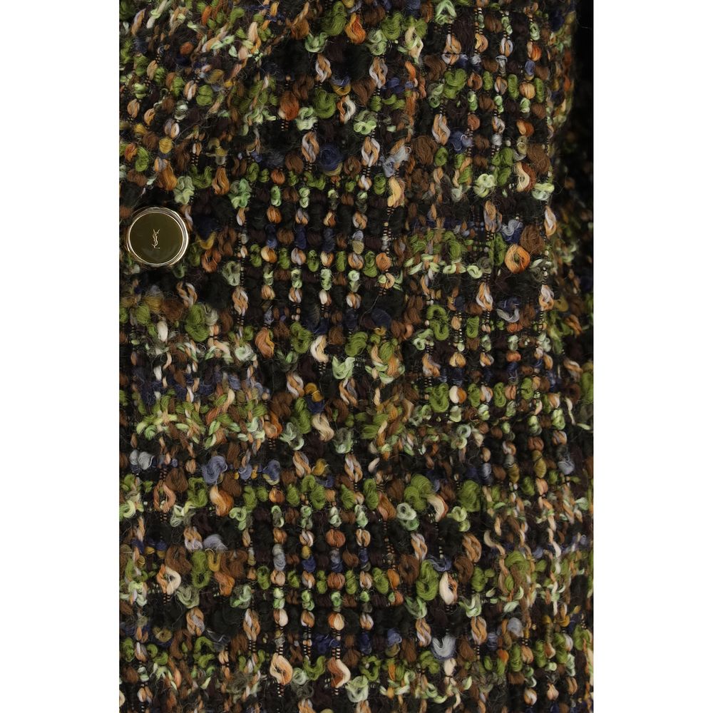 Multicolor Wool Oves Aries Full-Length Jacket