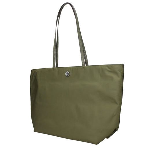 Green Fabric Shoulder Bag