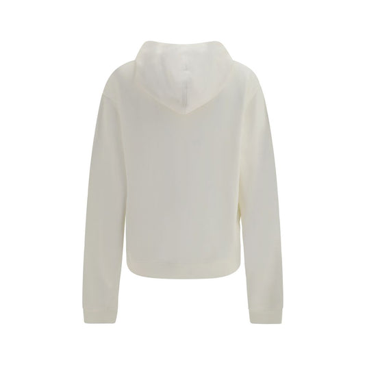 White Cotton Sweatshirt