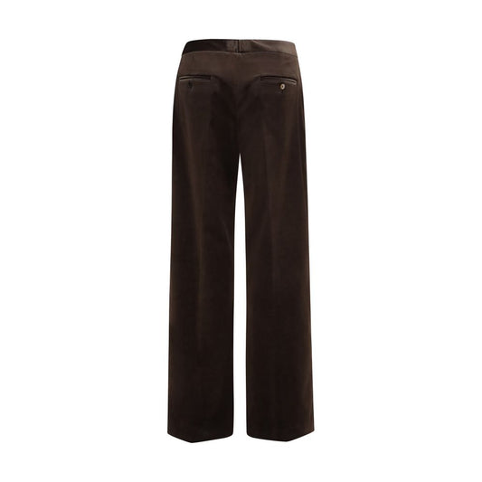 Brown Cotton Pants