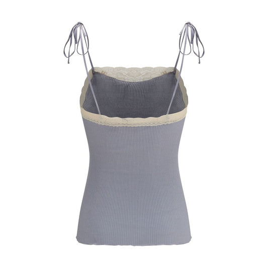 Blue Cashmere T-Shirt
