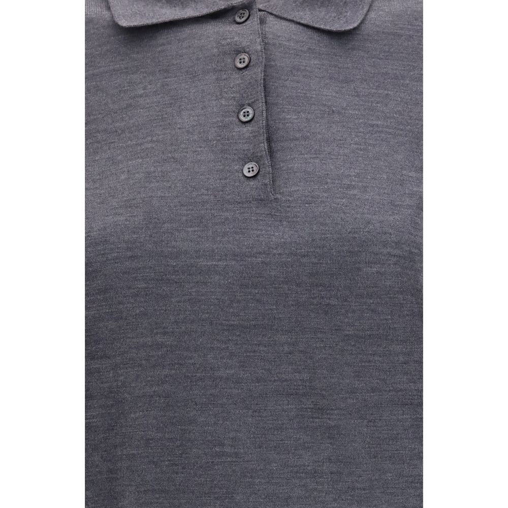 Gray Wool Oves Aries Shirt