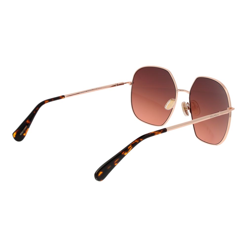 Rose Gold Metal Sunglasses