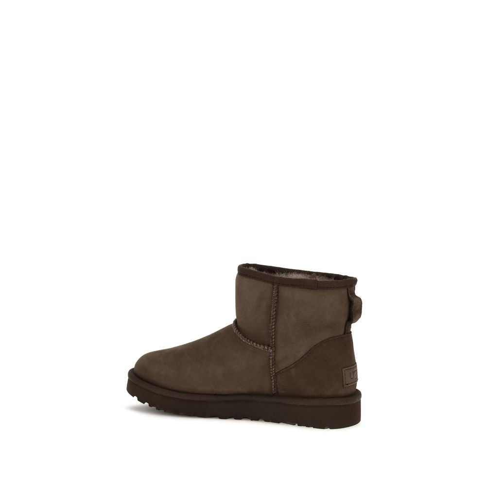 Brown Calf Leather Bos Taurus Ankle Boots