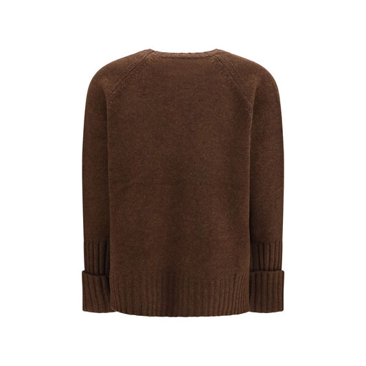 Brown Wool Oves Aries Sweatshirt