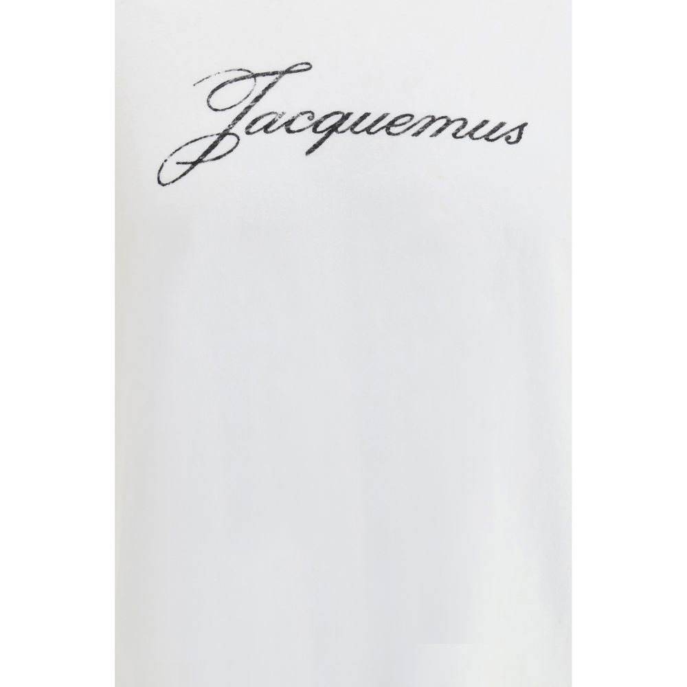 White Cotton Long Sleeve T-Shirt