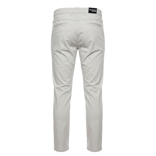 Grey Cotton Men Pants