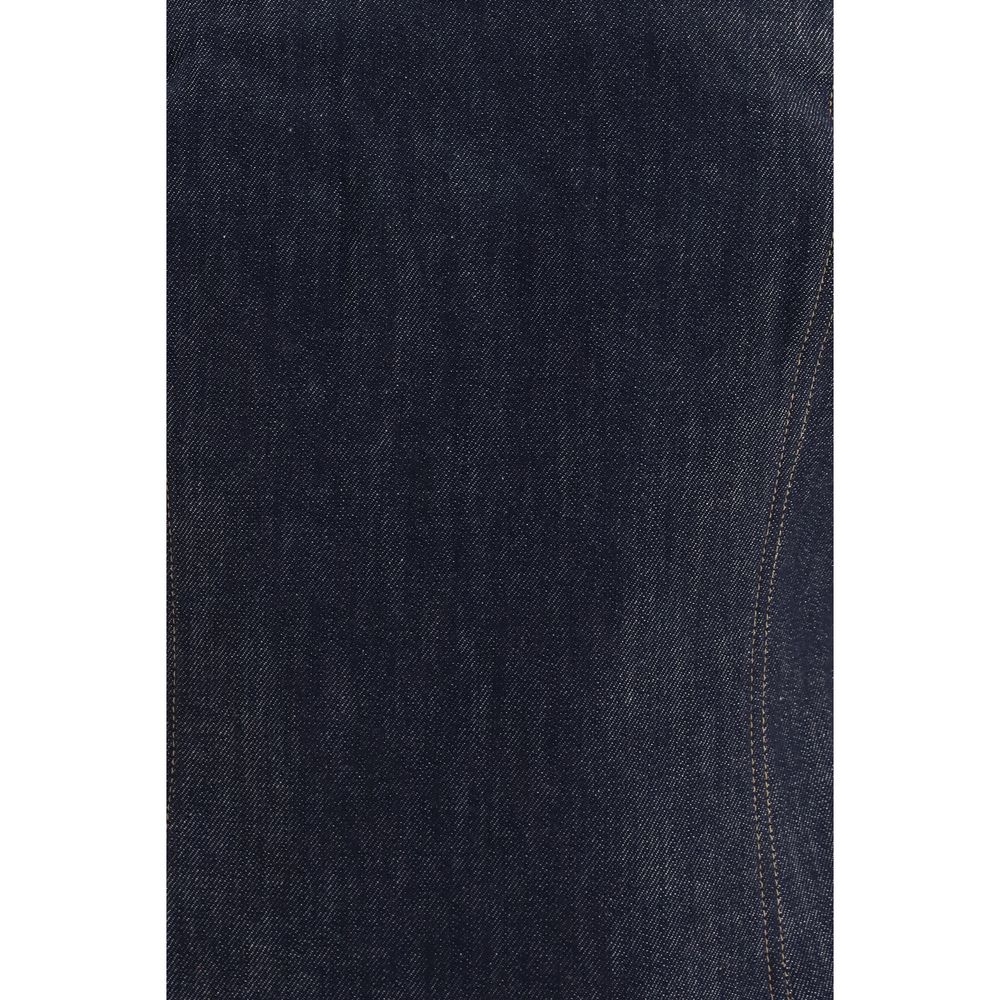 Blue Cotton Bodysuit