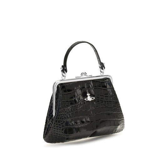Black Calf Leather Bos Taurus Handbag