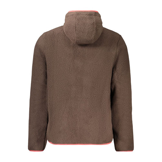 Brown Polyester Men's Sweatshirt