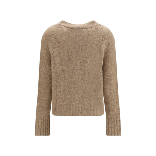 Beige Cashmere Cardigan