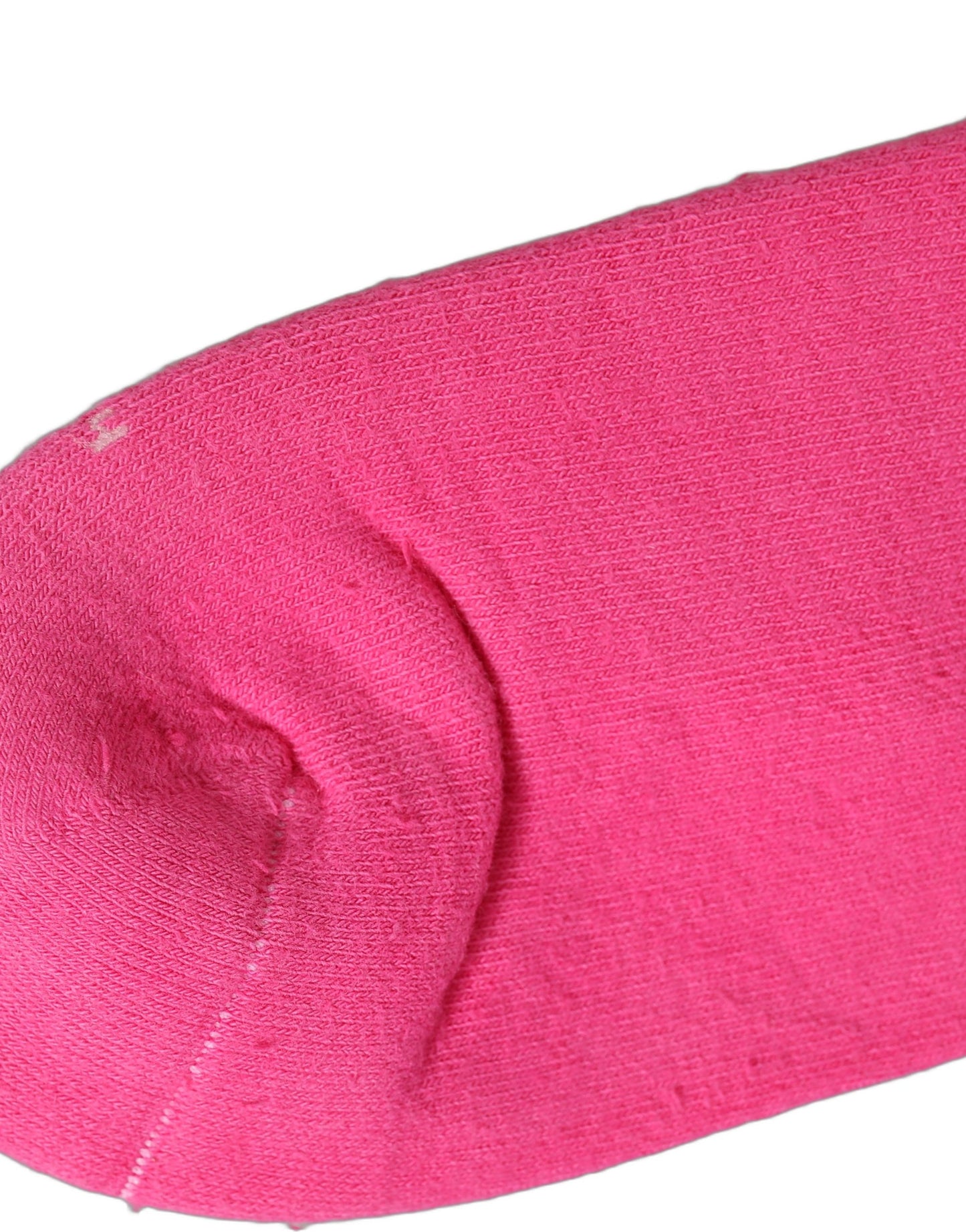 Pink Cotton Ribbed Mid Calf Women Accessory Socks