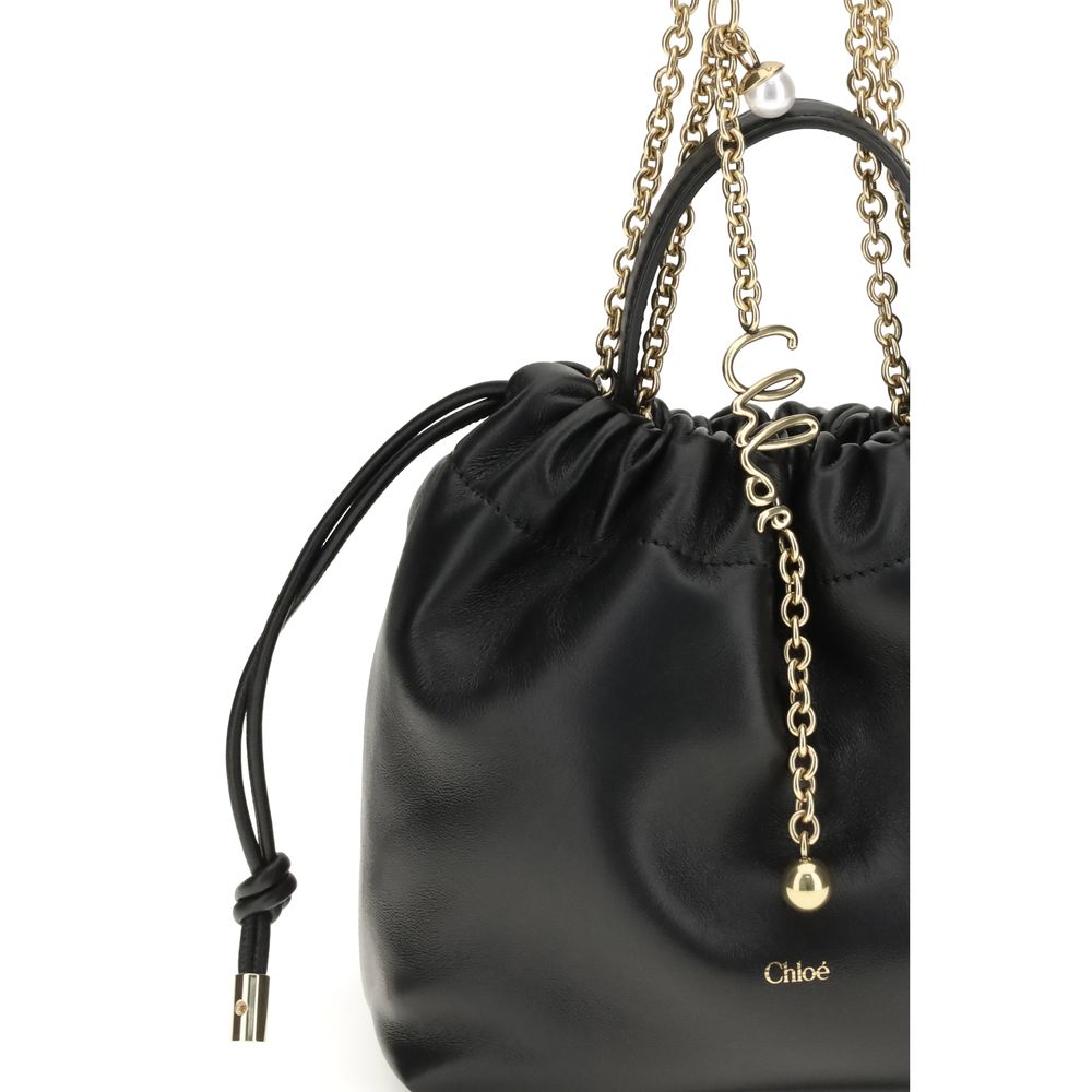 Black Calf Leather Bos Taurus Shoulder Bag